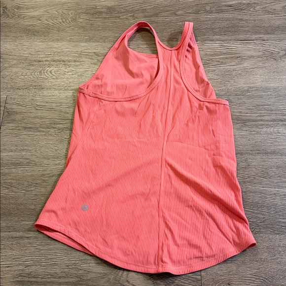 Lululemon Base Pace Ribbed Tank Top in Raspberry Cream - Picture 7 of 8